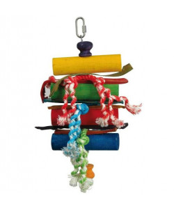 Adventure Bound Blocks 'N' Knots Parrot Toy